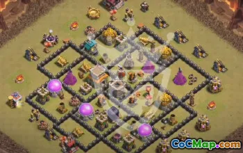 Best Town Hall 8 Base Layouts with Copy Link #53941