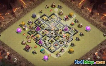 Best Town Hall 8 Base Layouts with Copy Link #54231