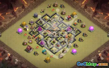 Best Town Hall 8 Base Layouts with Copy Link #54232
