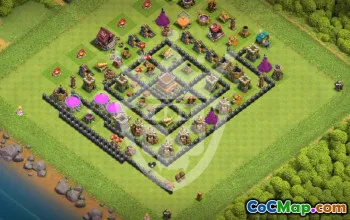 Best Town Hall 8 Base Layouts with Copy Links #53153