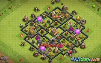 Best Town Hall 8 Farming Base - Clash of Clans Copy Link #22969