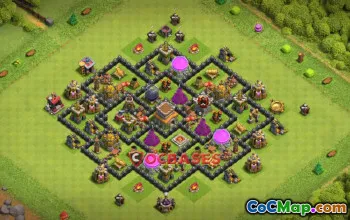 Best Town Hall 8 Farming Base & Copy Link - Clash of Clans #20911