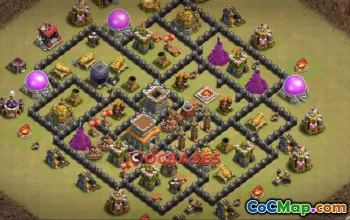 Best Town Hall 8 War Base - Clash of Clans Copy Link #21096