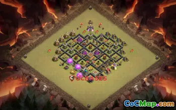 Best Town Hall 8 War Base | Clash of Clans Strategies #21902