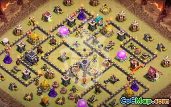 Best Town Hall 9 Base Layout & Copy Link #54291