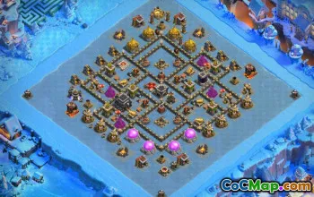 最佳市政厅9的COC：战争，奖杯和更多＃15562的基本布局