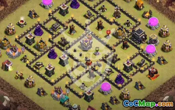 Best Town Hall 9 Base Layouts with Copy Link #55152