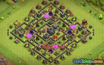 Best Town Hall 9 Farming Base | Clash of Clans Copy Link #21907