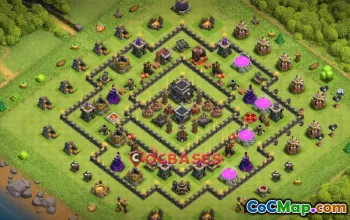 Best Town Hall 9 Farming Base | Clash of Clans Copy Link #21967