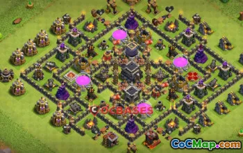 Best Town Hall 9 Farming Base - Copy Link | Clash of Clans #21931
