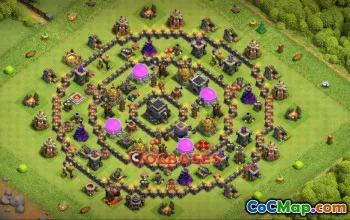 Best Town Hall 9 Farming Base - Copy Link | Clash of Clans #22920