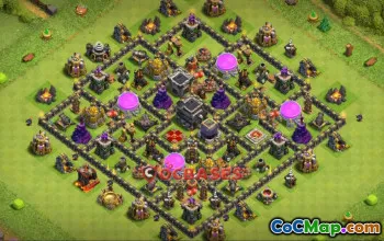 Best Town Hall 9 Farming Base - Copy Link | Clash of Clans #23287