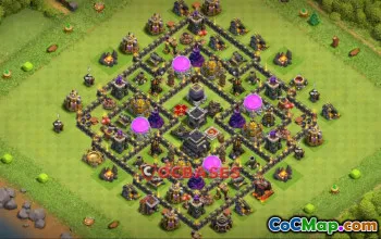 Best Town Hall 9 Farming Base + Copy Link | Clash of Clans #23777