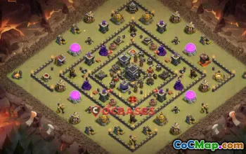 Best Town Hall 9 War Base - Clash of Clans | Copy Link! #18914