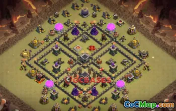 Best Town Hall 9 War Base | Clash of Clans Copy Link #19880