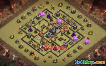 Best Town Hall 9 War Base | Clash of Clans Copy Link #20368