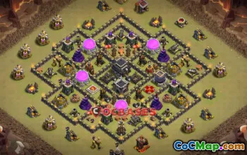 Best Town Hall 9 War Base for Clash of Clans - Copy Link! #19231