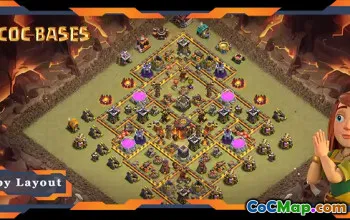 Best Townhall 10 Base Layouts with Links #57447