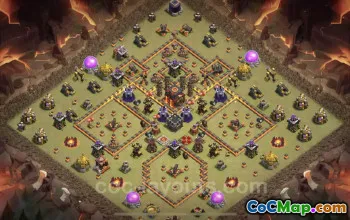 Best War Base TH10 - Top CWL Defense Copy for Clash of Clans #24924