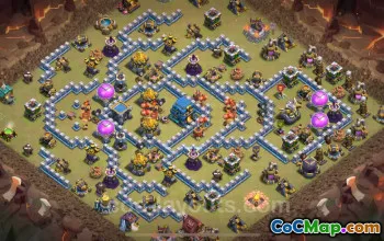 Best War Base TH12 with Link | Anti Everything 2025 Clash of Clans #52413