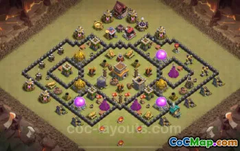 Best War Base TH8 2024: Anti Air & Hybrid with Link #18985