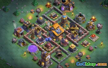 builder hall 10, builder/trophy/farming base layout #43166