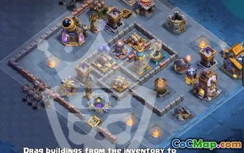 builder hall 10, builder/trophy/farming base layout #44598
