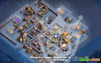builder hall 10, builder/trophy/farming base layout #44615