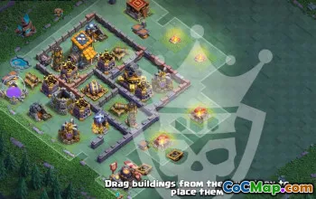builder hall 10, builder/trophy/farming base layout #44758