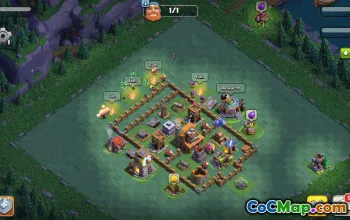 builder hall 4, builder/trophy/farming base layout #37726
