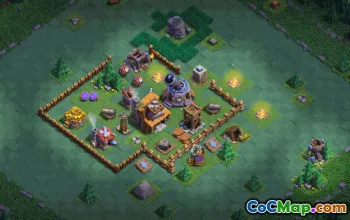builder hall 4, builder/trophy/farming base layout #37914
