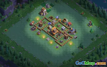 builder hall 4, builder/trophy/farming base layout #38911