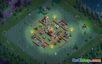builder hall 4, builder/trophy/farming base layout #40823