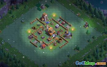 builder hall 4, builder/trophy/farming base layout #40828