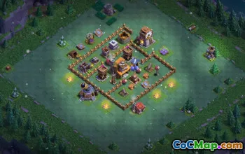 builder hall 4, builder/trophy/farming base layout #40889