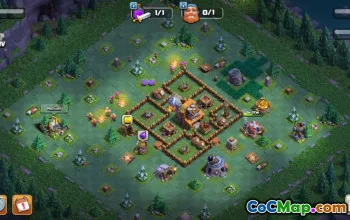 builder hall 4, builder/trophy/farming base layout #41179