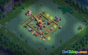 builder hall 4, builder/trophy/farming base layout #41688