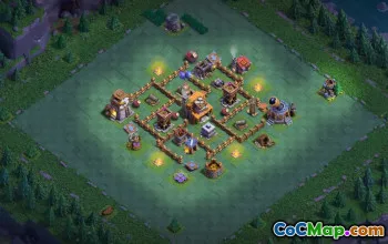 builder hall 4, builder/trophy/farming base layout #41987