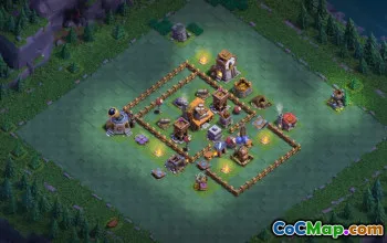 builder hall 4, builder/trophy/farming base layout #42414