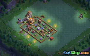 builder hall 4, builder/trophy/farming base layout #42432