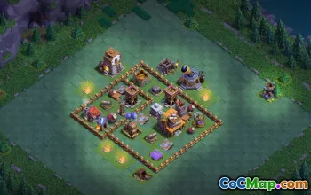 builder hall 4, builder/trophy/farming base layout #42649