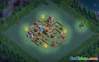 builder hall 4, builder/trophy/farming base layout #42672