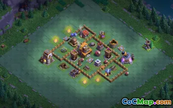 builder hall 4, builder/trophy/farming base layout #42674