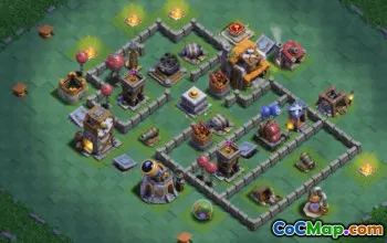 builder hall 5, builder/trophy/farming base layout #37874