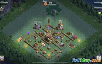 builder hall 5, builder/trophy/farming base layout #38135