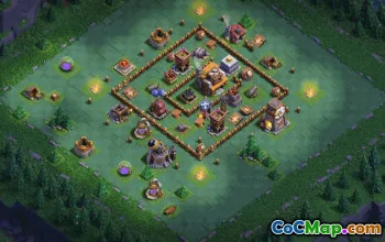 builder hall 5, builder/trophy/farming base layout #38149