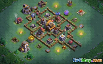 builder hall 5, builder/trophy/farming base layout #38185