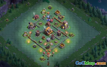 builder hall 5, builder/trophy/farming base layout #41505