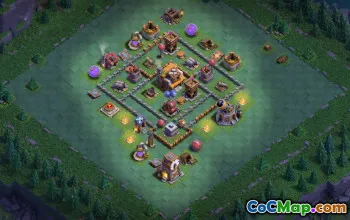 builder hall 5, builder/trophy/farming base layout #42633