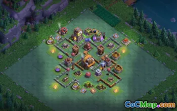 builder hall 5, builder/trophy/farming base layout #42743